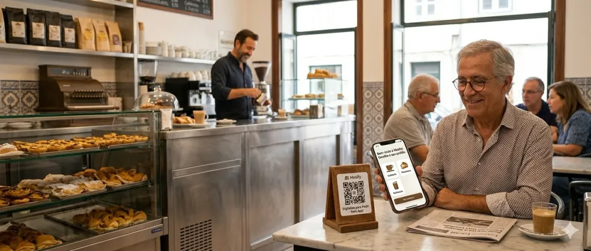 Traditional café with a welcoming atmosphere